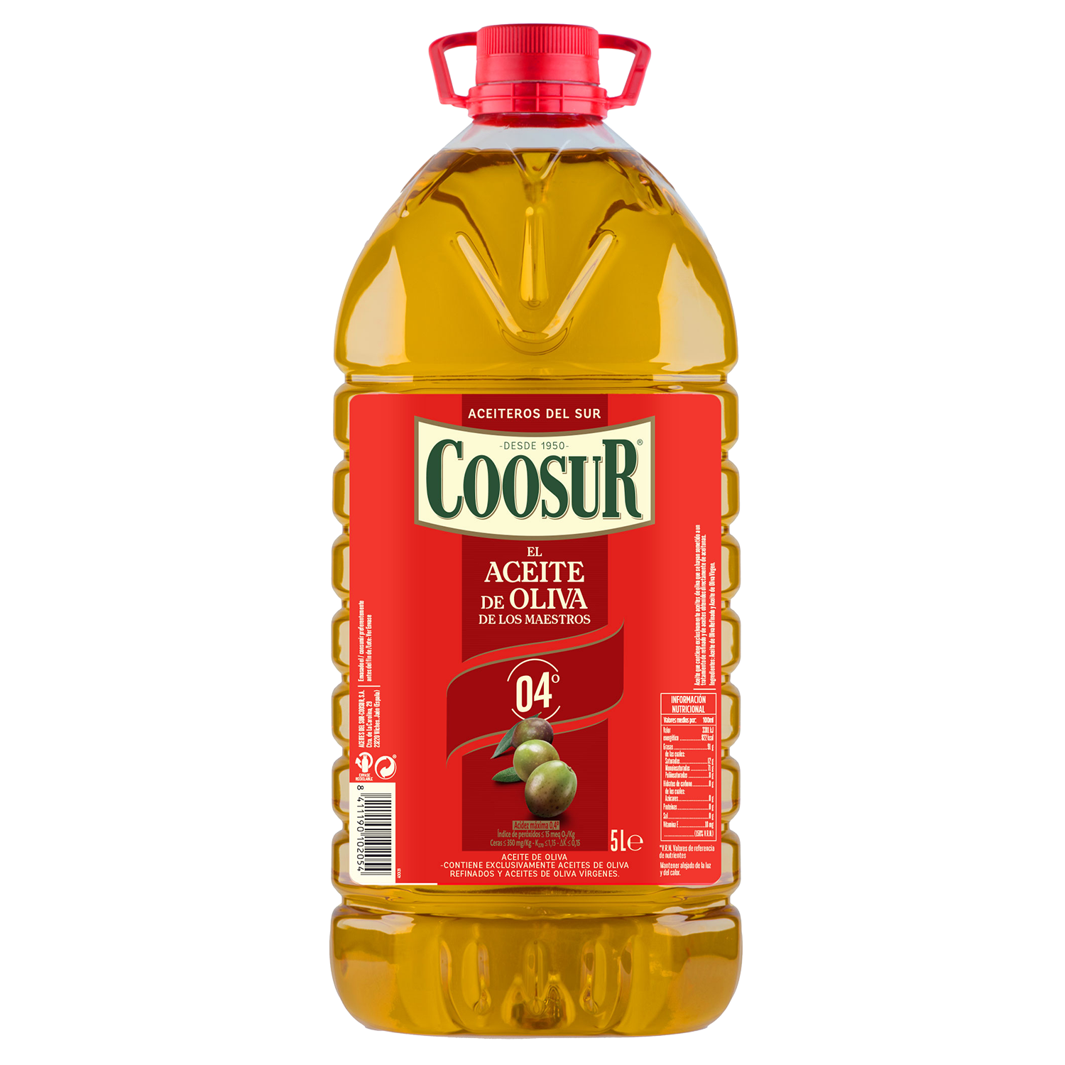 Aceite de Oliva Suave 5L 0,4