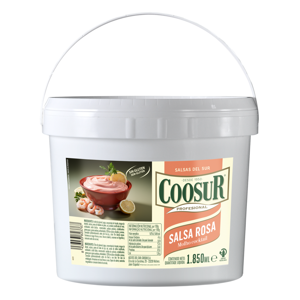 Salsa rosa 1850 gramos Coosur